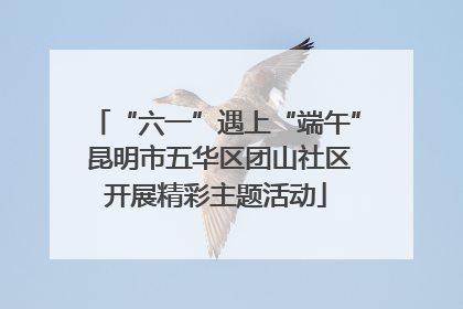 “六一”遇上“端午” 昆明市五华区团山社区开展精彩主题活动