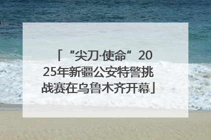“尖刀·使命”2025年新疆公安特警挑战赛在乌鲁木齐开幕