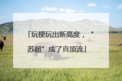 玩梗玩出新高度，“苏超”成了真顶流
