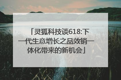 灵狐科技谈618:下一代生意增长之品效销一体化带来的新机会