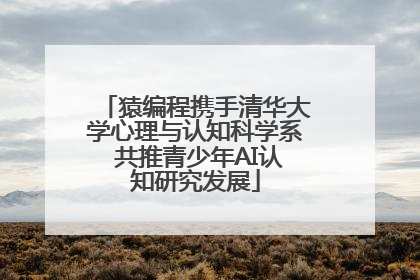 猿编程携手清华大学心理与认知科学系 共推青少年AI认知研究发展