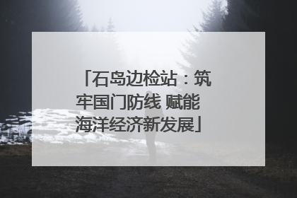 石岛边检站：筑牢国门防线 赋能海洋经济新发展