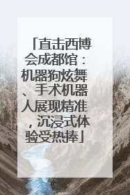 直击西博会成都馆：机器狗炫舞、手术机器人展现精准，沉浸式体验受热捧