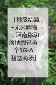 秒级结算+无界购物，河南移动落地我省首个5G-A智慧商场