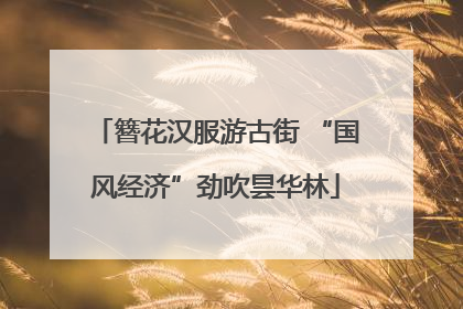 簪花汉服游古街 “国风经济”劲吹昙华林