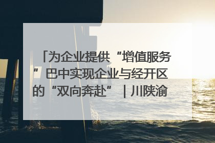 为企业提供“增值服务”巴中实现企业与经开区的“双向奔赴”｜川陕渝网络名人巴中行