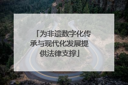 为非遗数字化传承与现代化发展提供法律支撑