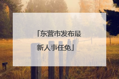 东营市发布最新人事任免
