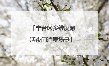 丰台区多维度激活夜间消费场景