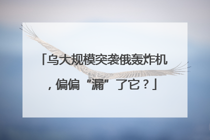 乌大规模突袭俄轰炸机，偏偏“漏”了它？