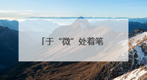 于“微”处着笔 绘“诗与远方”