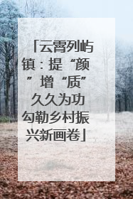 云霄列屿镇：提“颜”增“质” 久久为功勾勒乡村振兴新画卷