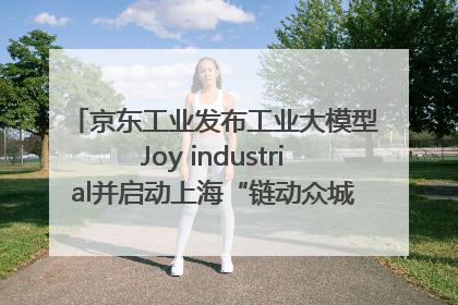 京东工业发布工业大模型Joy industrial并启动上海“链动众城 万亿降本”计划