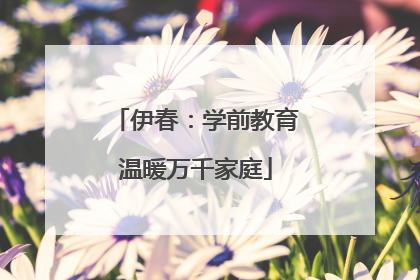 伊春：学前教育温暖万千家庭