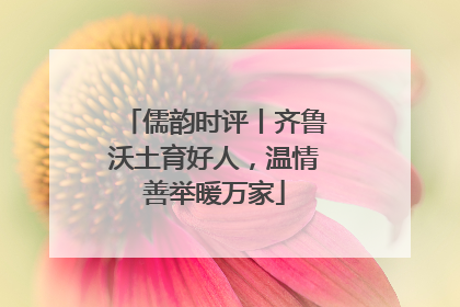儒韵时评丨齐鲁沃土育好人，温情善举暖万家
