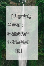 内蒙古乌兰察布：一杯酸奶为产业发展添动能