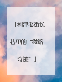 利津老街长巷里的“微缩奇迹”