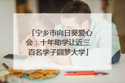 宁乡市向日葵爱心会：十年助学让近三百名学子圆梦大学