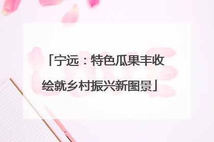 宁远：特色瓜果丰收绘就乡村振兴新图景