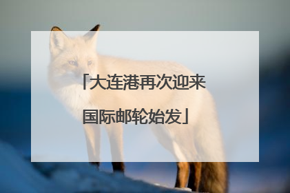大连港再次迎来国际邮轮始发