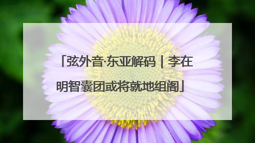 弦外音·东亚解码｜李在明智囊团或将就地组阁