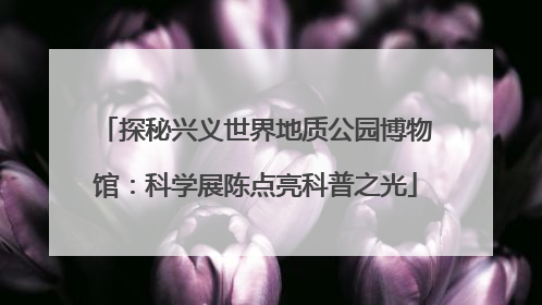 探秘兴义世界地质公园博物馆：科学展陈点亮科普之光
