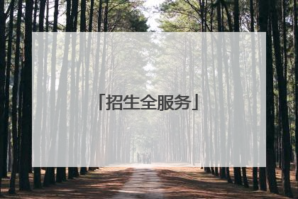 招生全服务