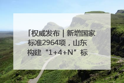 权威发布｜新增国家标准2964项，山东构建“1+4+N”标准化创新发展新格局