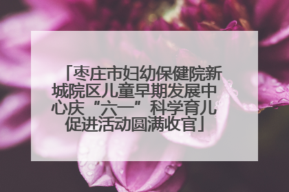 枣庄市妇幼保健院新城院区儿童早期发展中心庆“六一”科学育儿促进活动圆满收官