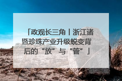 政观长三角丨浙江诸暨珍珠产业升级蜕变背后的“放”与“管”