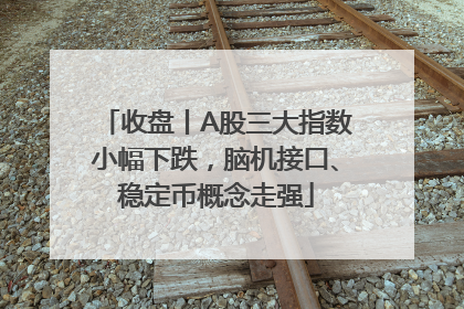 收盘丨A股三大指数小幅下跌，脑机接口、稳定币概念走强