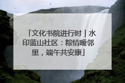 文化书院进行时｜水印蓝山社区：粽情暖邻里，端午共安康
