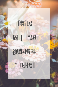 新民一周｜“超视距格斗”时代