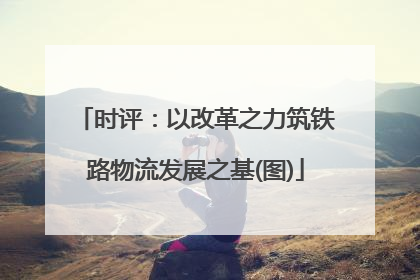 时评：以改革之力筑铁路物流发展之基(图)