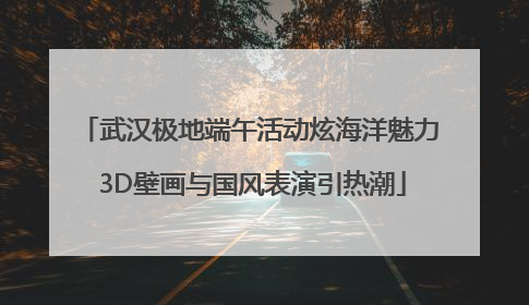 武汉极地端午活动炫海洋魅力 3D壁画与国风表演引热潮