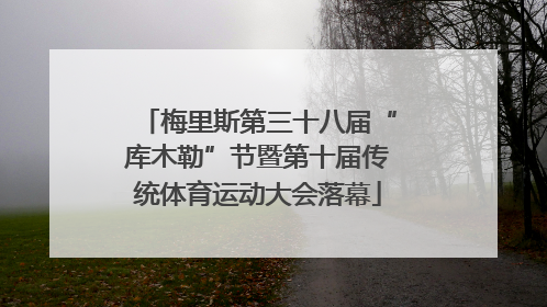 梅里斯第三十八届“库木勒”节暨第十届传统体育运动大会落幕
