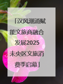 汉风潮涌赋能文旅商融合发展2025未央区文旅消费季启幕