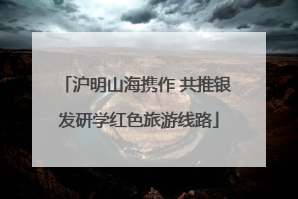沪明山海携作 共推银发研学红色旅游线路