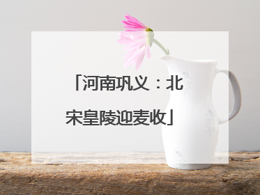 河南巩义：北宋皇陵迎麦收