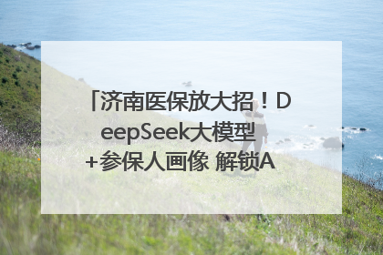 济南医保放大招！DeepSeek大模型+参保人画像 解锁AI医保管家新体验