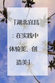 湖北宜昌：在实践中体验美、创造美