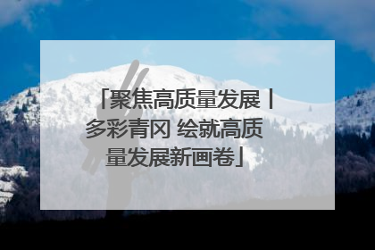 聚焦高质量发展丨多彩青冈 绘就高质量发展新画卷