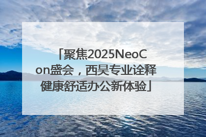 聚焦2025NeoCon盛会，西昊专业诠释健康舒适办公新体验