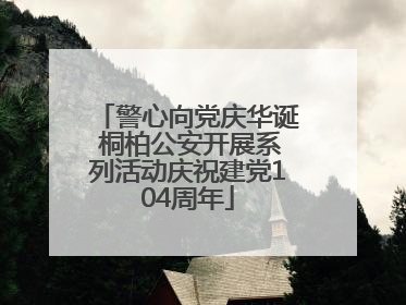 警心向党庆华诞 桐柏公安开展系列活动庆祝建党104周年