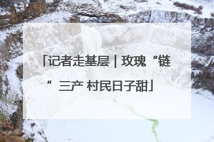记者走基层｜玫瑰“链”三产 村民日子甜