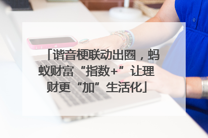 谐音梗联动出圈，蚂蚁财富“指数+”让理财更“加”生活化
