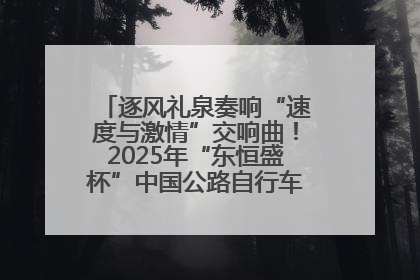逐风礼泉奏响“速度与激情”交响曲！2025年“东恒盛杯”中国公路自行车联赛第五站（陕西·礼泉站）正式开赛