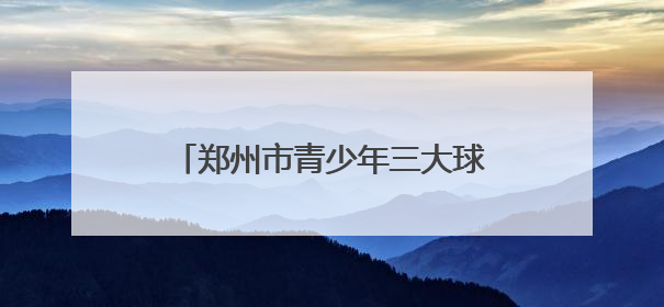 郑州市青少年三大球联赛排球比赛收官