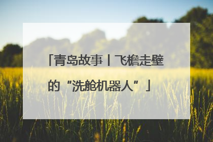 青岛故事丨飞檐走壁的“洗舱机器人”