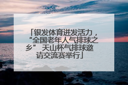 银发体育迸发活力，“全国老年人气排球之乡” 天山杯气排球邀请交流赛举行